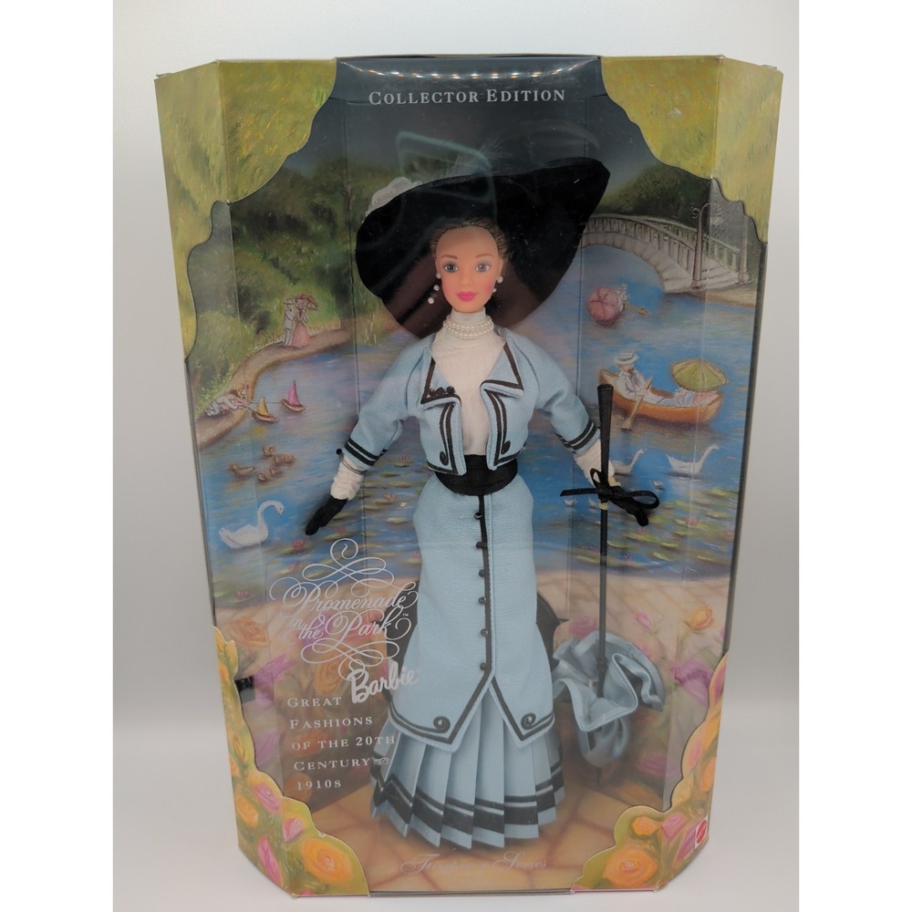 Mattel 1997 Promenade in The Park Barbie Great Fashions 20th Century 18630 NEW